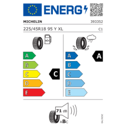 MICHELIN L225/45 R18 PRIMACY 3 95Y XL ZP MO