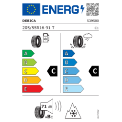 DĘBICA Z205/55 R16 FRIGO 2N 91T