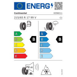CONTINENTAL W215/65 R17 ALLSEASON CONTACT 99V CS
