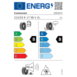 CONTINENTAL W215/55 R17 ALLSEASON CONTACT 98V XL 3PMSF