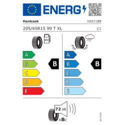 HANKOOK L205/65 R15 KINERGY ECO 2 K435 99T XL