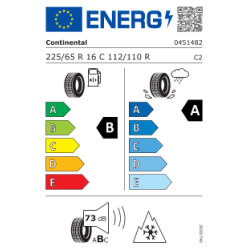 CONTINENTAL W225/65 R16C VAN CONTACT 4SEASON 112/110R 3PMSF