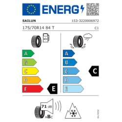 SAILUN Z175/70 R14 ICE BLAZER PLUS 84T 3PMSF